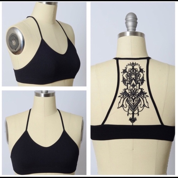 tattoo mesh bralette!😍 - Picture 3 of 7